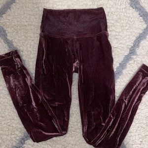 NWOT velvet lulu leggings
